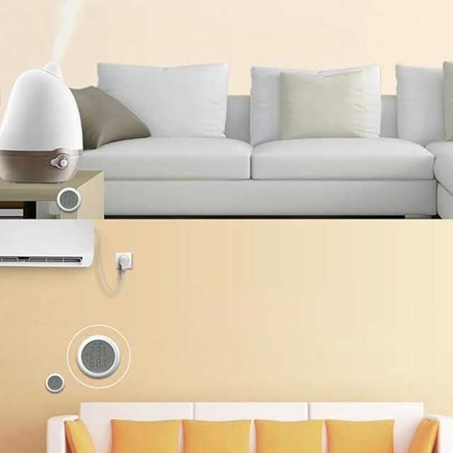 Shumo Zigbee 3.0 Temperature & Humidity Sensor – Smart Home Monitor Compatible with Tuya & Smart Life App