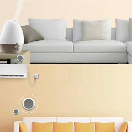 Shumo Zigbee 3.0 Temperature & Humidity Sensor – Smart Home Monitor Compatible with Tuya & Smart Life App