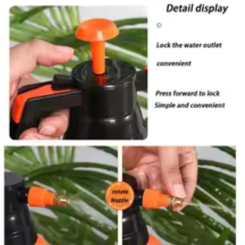 Vaporisateur de jardin épaissi haute pression 2L – Pulvérisateur à main pneumatique – Pulvérisateur à compression professionnel pour l'irrigation et la désinfection