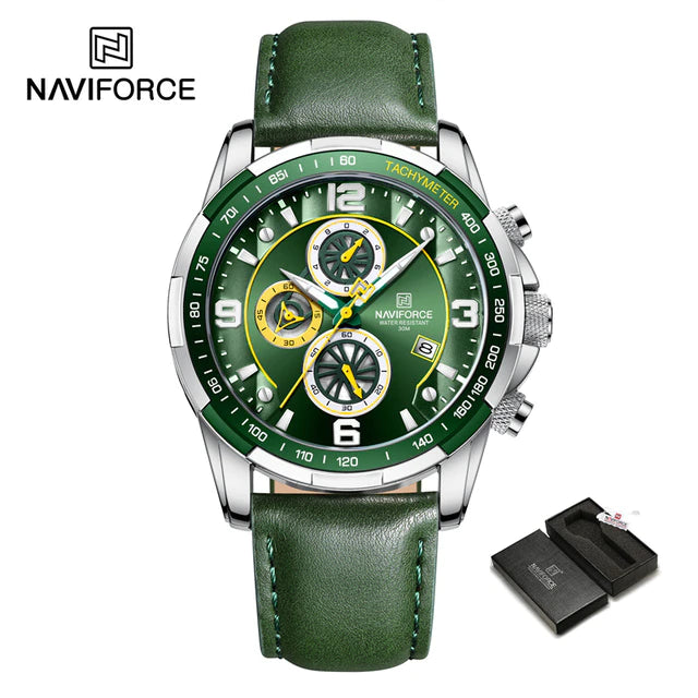 Top Brand NAVIFORCE Trend Cool Watch for Men Waterproof Leather Quartz Male Watches Luxury Wristwatches Luminous.jpg 640x640