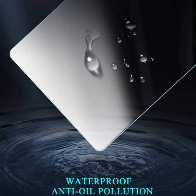 Topfit Model S/X Screen Protector for 2021-2022 – Matte Anti-Glare, Fingerprint Resistant Tempered Glass with Center Control Touch Navigation