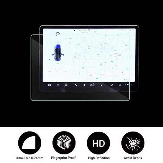 Topfit Tesla Model 3 & Model Y Screen Protector – Matte Anti-Glare Tempered Glass Cover for 15" Center Control Touchscreen