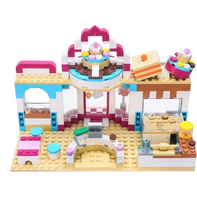 Kids City Bakery Playset – 348-Piece Building Blocks Toy with Cupcakes & Desserts – Perfect Gift for Boys & Girls