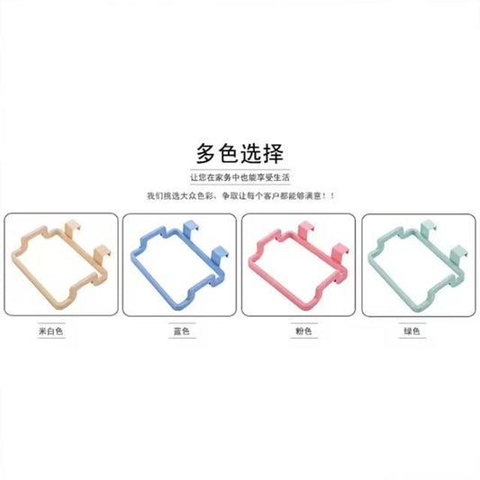 Hanging Trash Bag Holder – Cupboard Door Garbage Rack for Kitchen Waste Storage & Organization