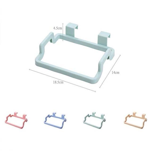 Hanging Trash Bag Holder – Cupboard Door Garbage Rack for Kitchen Waste Storage & Organization