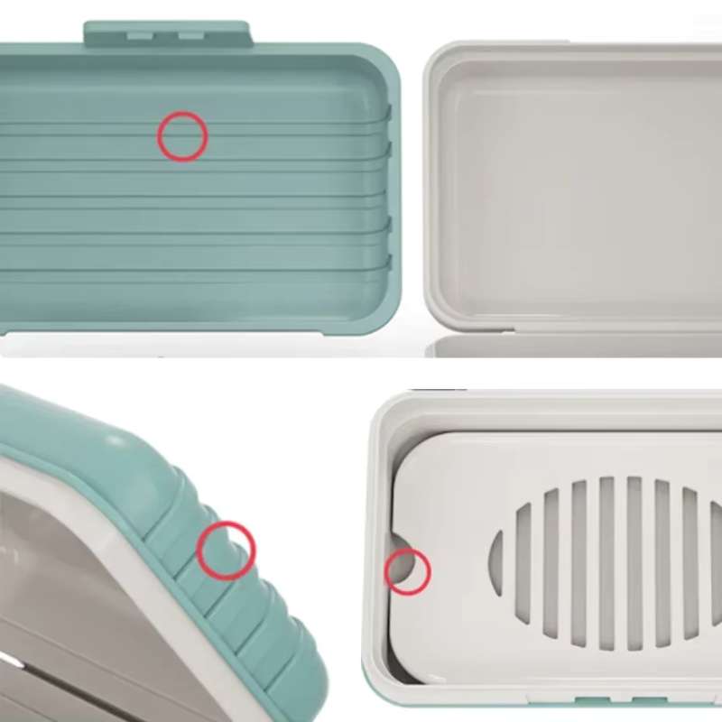 Travel Soap Box with Leak-Proof Lid – Portable Waterproof Soap Case for Home & Travel – Keep Soap Dry & Mess-Free – Durable Plastic Soap Dish for Gym, Camping, and Business Trips (White / Blue / Orange)