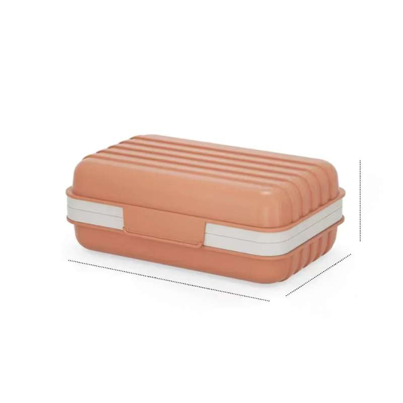 Travel Soap Box with Leak-Proof Lid – Portable Waterproof Soap Case for Home & Travel – Keep Soap Dry & Mess-Free – Durable Plastic Soap Dish for Gym, Camping, and Business Trips (White / Blue / Orange)
