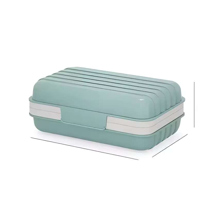 Travel Soap Box with Leak-Proof Lid – Portable Waterproof Soap Case for Home & Travel – Keep Soap Dry & Mess-Free – Durable Plastic Soap Dish for Gym, Camping, and Business Trips (White / Blue / Orange)