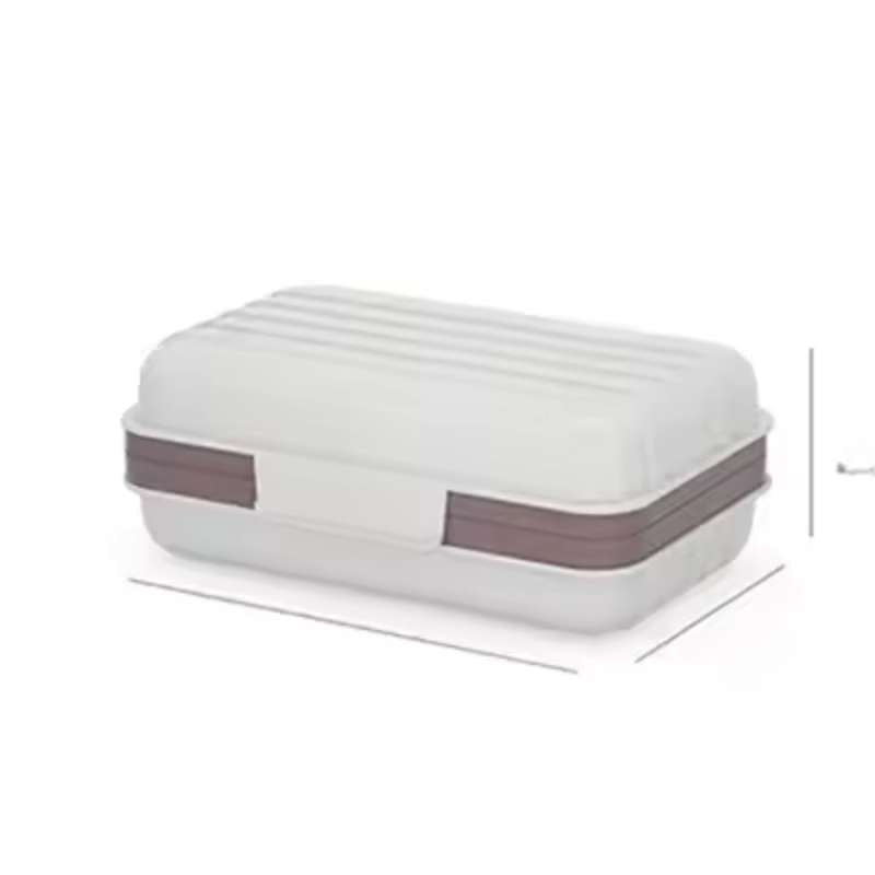 Travel Soap Box with Leak-Proof Lid – Portable Waterproof Soap Case for Home & Travel – Keep Soap Dry & Mess-Free – Durable Plastic Soap Dish for Gym, Camping, and Business Trips (White / Blue / Orange)