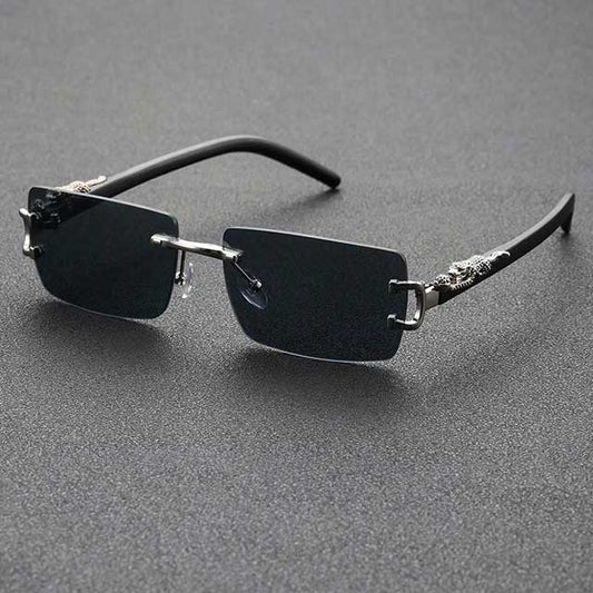 Trendy Frameless Rectangular Sunglasses – Fashionable Personalized Shades for Daily Wear