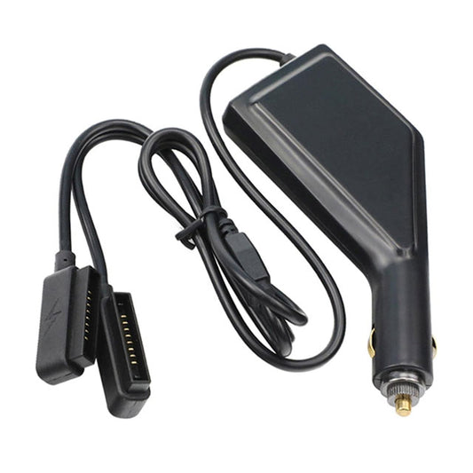 Trendy Retail® Car Charger & Flight Battery Charging Hub – Outdoor Adapter for DJI Mavic Pro, Mavic Air, and Spark Drone