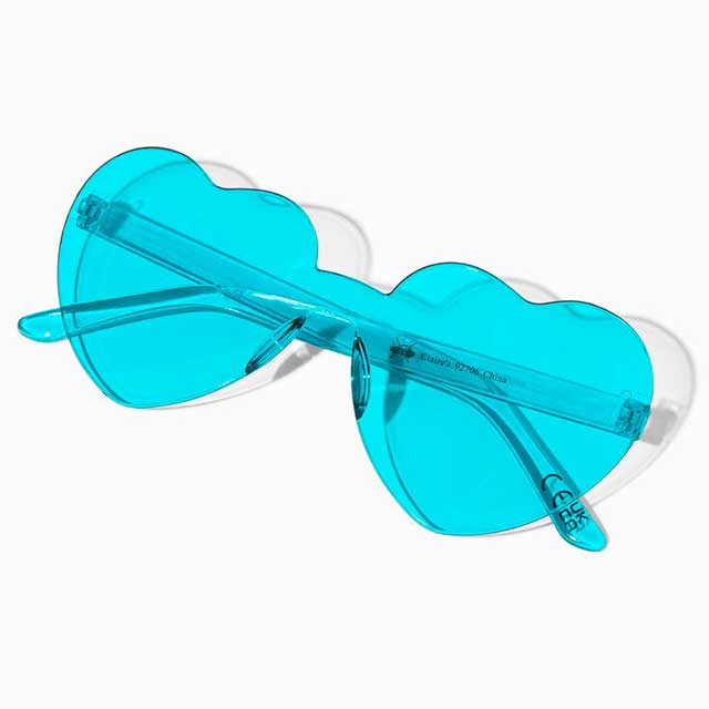 Trendy Transparent Heart-Shaped Lady Sunglasses
