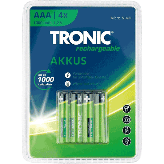 Tronic Ni-MH Rechargeable AAA