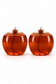 LINA Liquid Wax Candle Inserts – Set of 2, 14-Day Long-Burning Refillable Decorative Candles, 14.5 × 13.5 cm