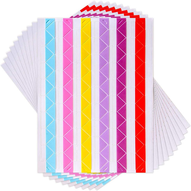 ULWSY 1020pcs Adhesive Photo Sticker Corners – Colorful DIY Scrapbook, Journal &amp; Picture Album Supplies