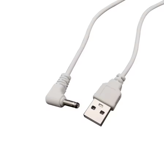 USB 2.0 Type-A to 3.5x1.35mm DC Power Cable – 5V Plug Extension Cord for Charging Devices