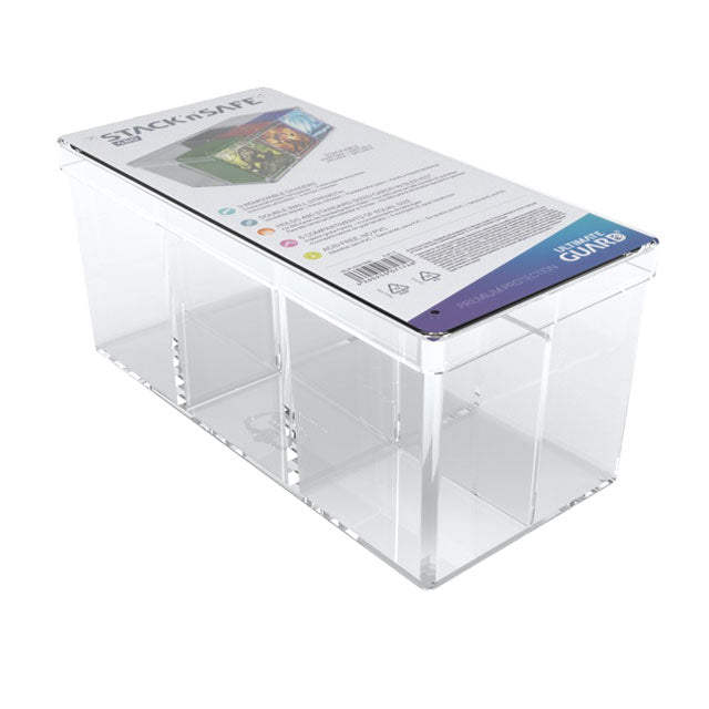 Ultimate Guard Box – Stack'n'Safe 480+ Transparent | Heavy-Duty, Secure &amp; Stackable Storage Container