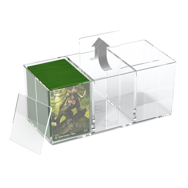 Ultimate Guard Box – Stack'n'Safe 480+ Transparent | Heavy-Duty, Secure &amp; Stackable Storage Container