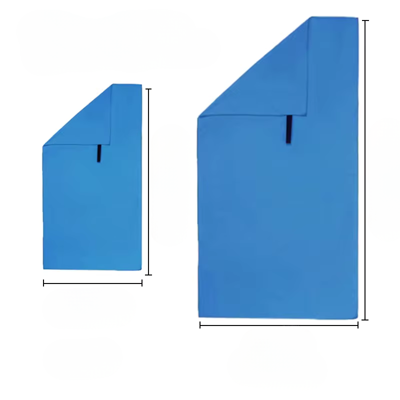 1 SERVIETTE (40*80CM) de Sport en Microfibre Ultra-Absorbante – Serviette de Voyage Professionnelle à Séchage Rapide – Serviette de Sport Compacte et Légère pour Activités de Plein Air, Randonnée et Fitness – 40x80cm (Bleu / Bleu Foncé / Gris)