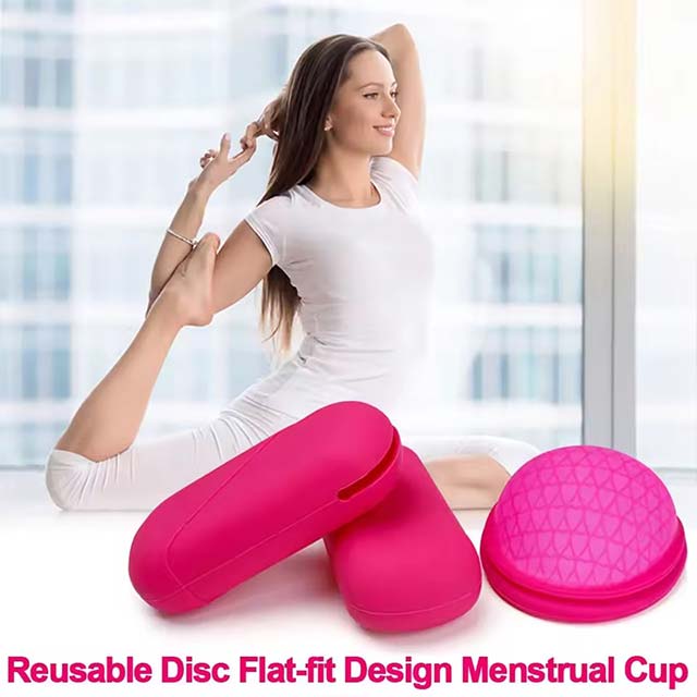 Ultra-Thin Soft Silicone Menstrual Cup – Reusable &amp; Sterilizable Period Disk Alternative for Eco-Friendly Women Care