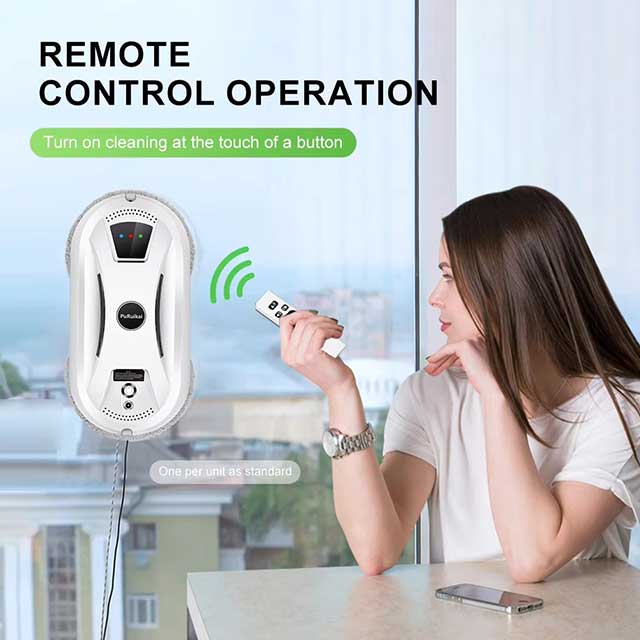 PuRuiKai Ultra-Thin Window Cleaning Robot – Electric Glass Cleaner with Remote Control | Smart Home LimpiaCristales