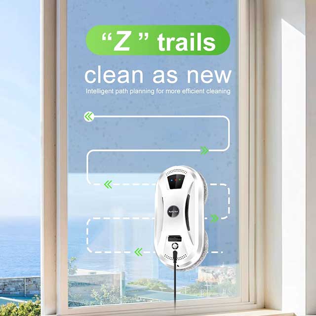 PuRuiKai Ultra-Thin Window Cleaning Robot – Electric Glass Cleaner with Remote Control | Smart Home LimpiaCristales