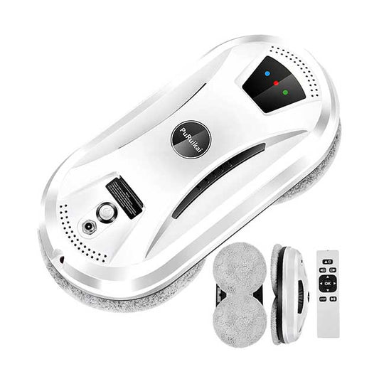 PuRuiKai Ultra-Thin Window Cleaning Robot – Electric Glass Cleaner with Remote Control | Smart Home LimpiaCristales