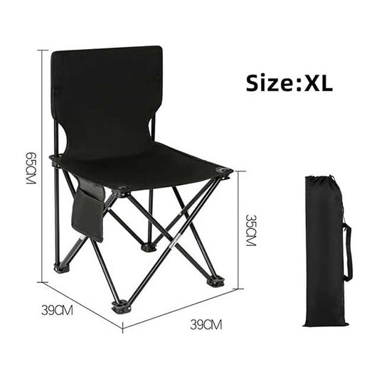 Ultralight Folding Fishing Chair – Heavy-Duty Portable Camping Seat for Outdoor, Beach, Hiking & Picnic | Superhard Travel Chair with High Load Capacity