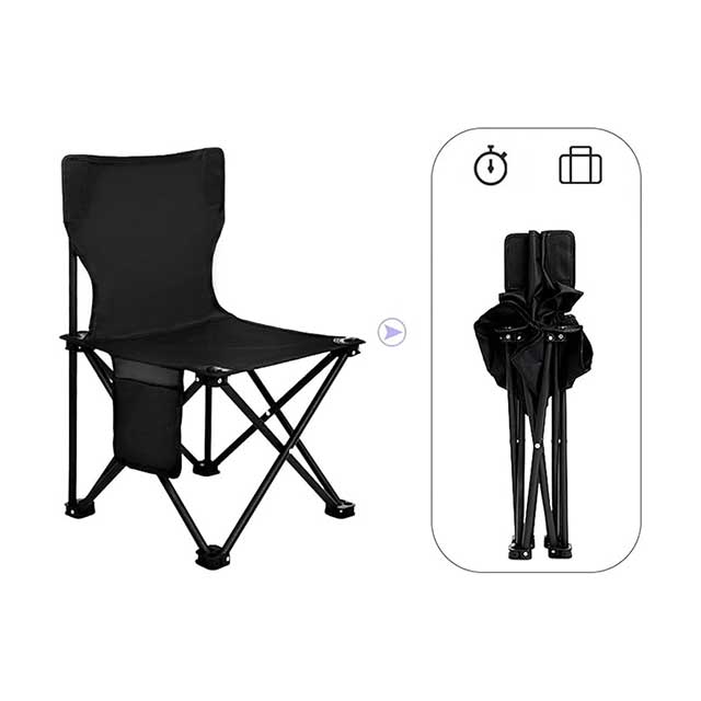 Ultralight Folding Fishing Chair – Heavy-Duty Portable Camping Seat for Outdoor, Beach, Hiking & Picnic | Superhard Travel Chair with High Load Capacity