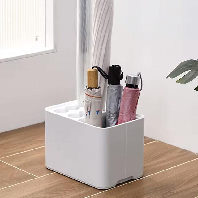 Umbrella Rack with Drip Tray | Space-Saving Corner Storage for Entryway | Holds 10-15 Umbrellas