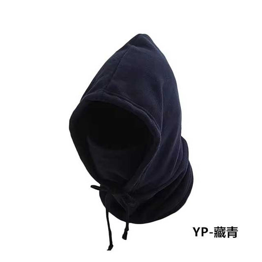 Unisex Winter Knit Balaclava Hood – Windproof Face Mask with Drawstring for Motorcycle & Cold Weather