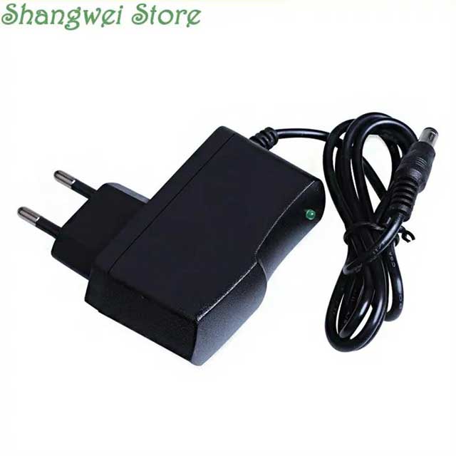 Universal AC/DC Power Adapter Charger for CCTV Cameras – 12V 1A EU Plug, 100-240V Global Power Supply with 2.1×5.5mm Connector