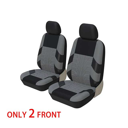 Universal Car Seat Covers Full Set – Front Split & Rear Bench Cloth Covers for SUV, Sedan, Van & Automotive Interiors