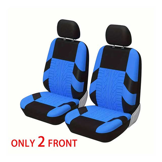 Universal Car Seat Covers Full Set – Front Split & Rear Bench Cloth Covers for SUV, Sedan, Van & Automotive Interiors