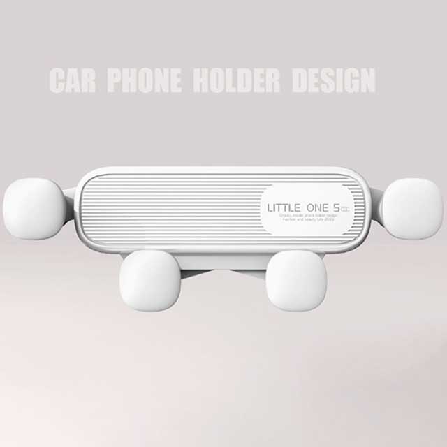 Universal Gravity Car Phone Holder – Air Vent Mount for 4.7–7 Inch Smartphones | Shockproof GPS Clip Stand for Mobile Devices