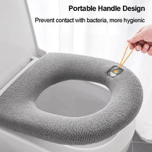 Universal Pumpkin Pattern Toilet Seat Cover – Soft Warm Plush Closestool Mat – Washable Thickened Bathroom Cushion for Winter Comfort
