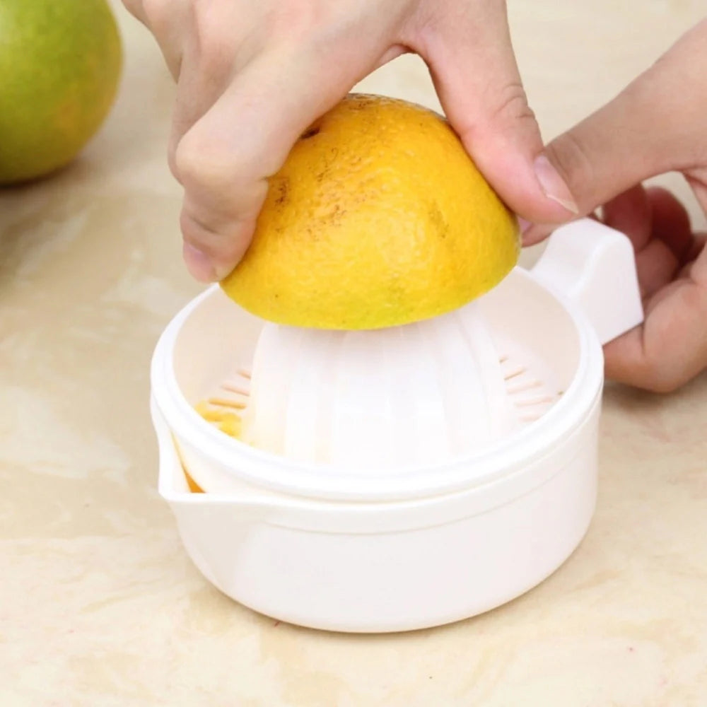 Presse-agrumes manuel – Presse-citron et orange manuel avec filtre intégré et récipient à jus