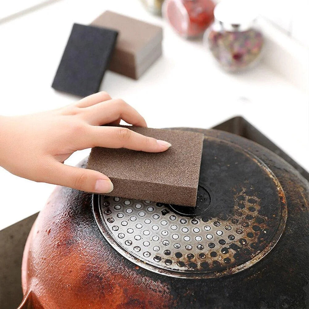 Magic Rust Remover Cleaning Sponge for Cooktops, Pots & Kitchen Surfaces – 7 x 10 x 2 cm