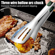 Stainless Steel Kitchen Tongs – Non-Slip Food Serving & Cooking Tong