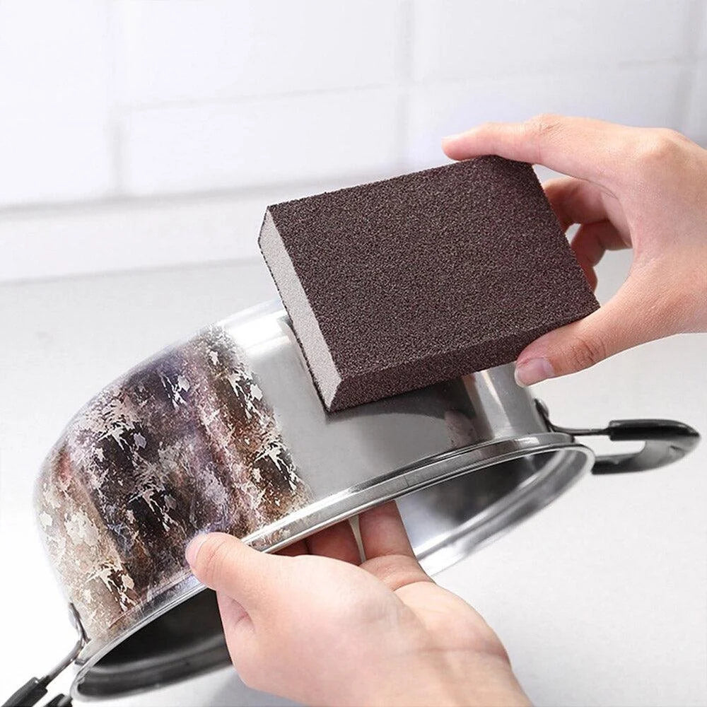 Magic Rust Remover Cleaning Sponge for Cooktops, Pots & Kitchen Surfaces – 7 x 10 x 2 cm