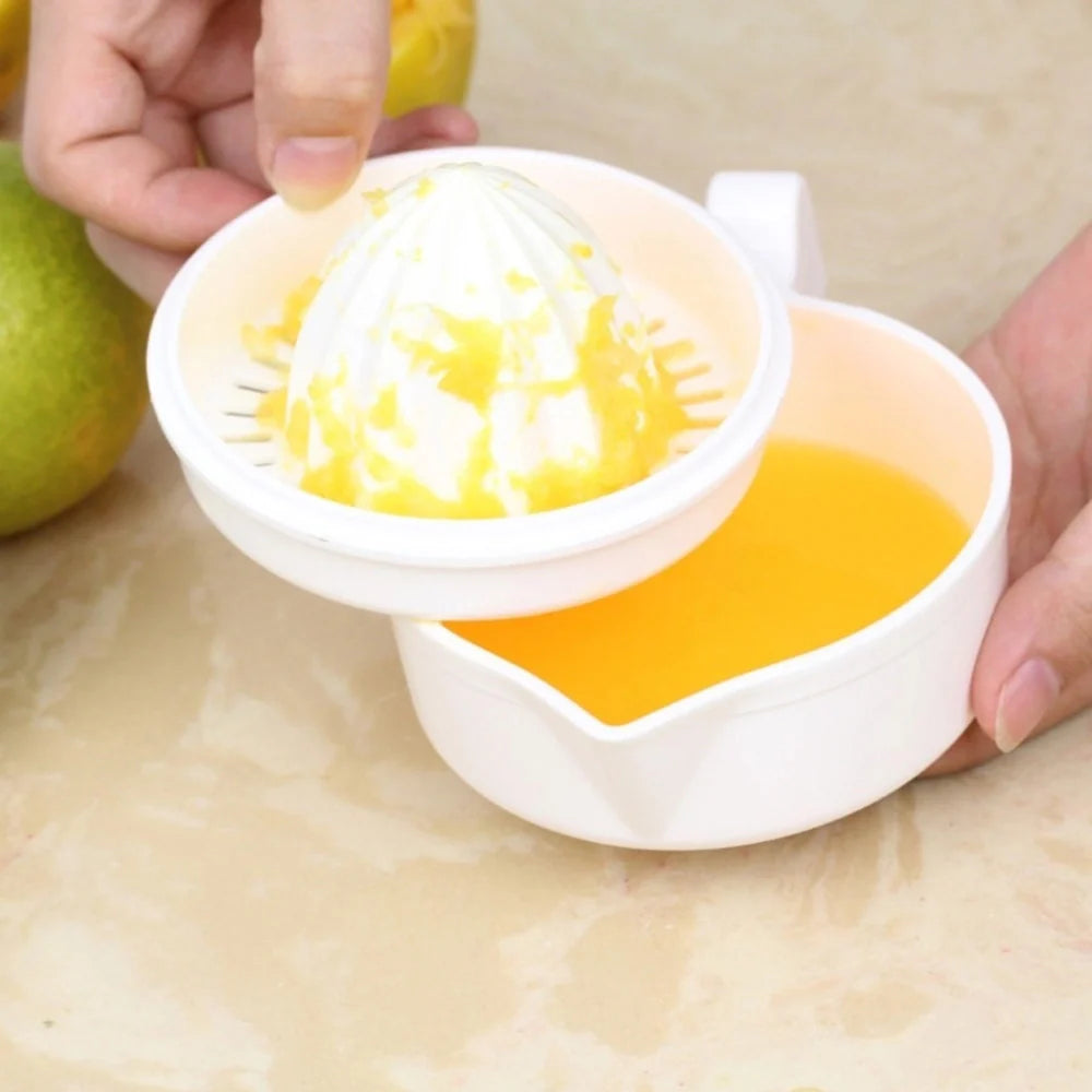 Presse-agrumes manuel – Presse-citron et orange manuel avec filtre intégré et récipient à jus