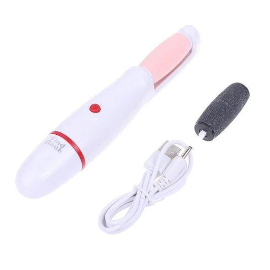 Electric Foot Callus Remover – Rechargeable Pedicure Foot Grinder with Nano Glass Roller for Dry, Cracked Heels & Dead Skin Removal