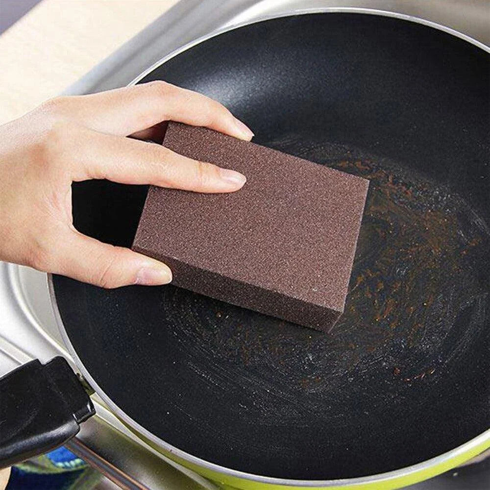 Magic Rust Remover Cleaning Sponge for Cooktops, Pots & Kitchen Surfaces – 7 x 10 x 2 cm