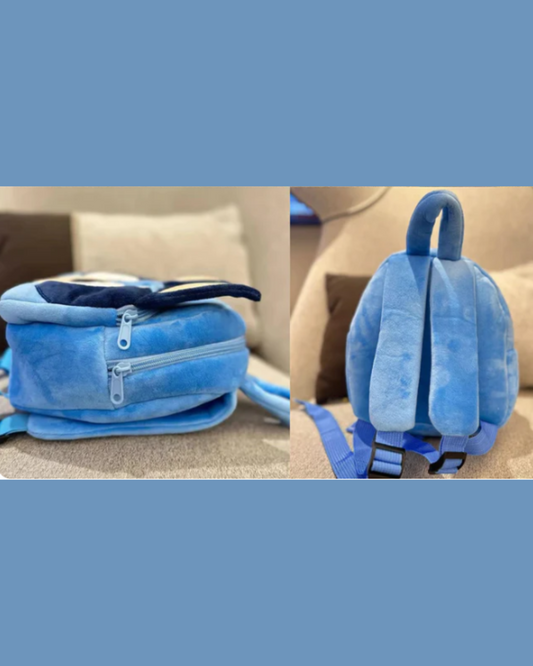 Bluey Cartoon Kids Backpack – Moose Bluey Kindergarten School Bag for Children | Picnic, Travel & Snack Bag | Gift for Boys & Girls