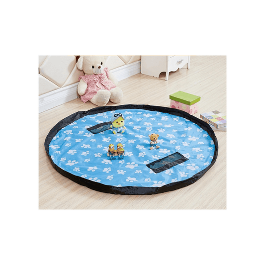 Portable Baby Toy Storage Bag – Waterproof Double-Layer Oxford Cloth with Drawstring for Building Blocks and Toy Organization