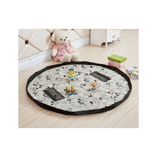 Portable Baby Toy Storage Bag – Waterproof Double-Layer Oxford Cloth with Drawstring for Building Blocks and Toy Organization