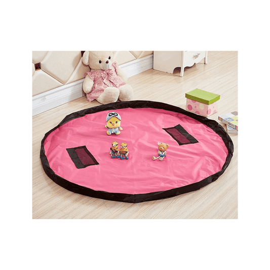 Portable Baby Toy Storage Bag – Waterproof Double-Layer Oxford Cloth with Drawstring for Building Blocks and Toy Organization