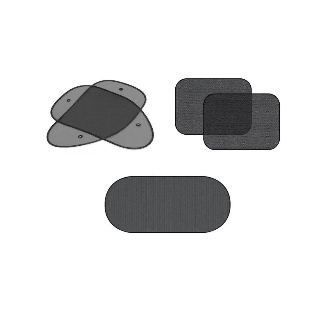 Car Mesh Sunshade for Side Windows Rear Sunscreen Heat Shield with Suction Cup Car Curtain Sunshade