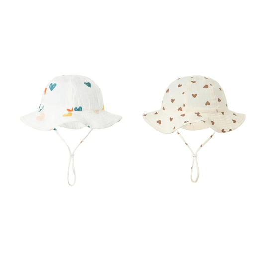 Summer Cute Cartoon Children’s UV Protection Beach Hat Panama Cap Sun Cap, Kids Bucket Hat