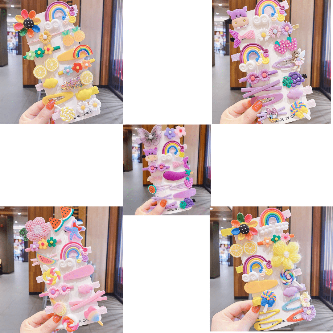 Accessoires pour cheveux à motifs de bonbons pour filles, épingles à cheveux et coiffes mignonnes pour enfants